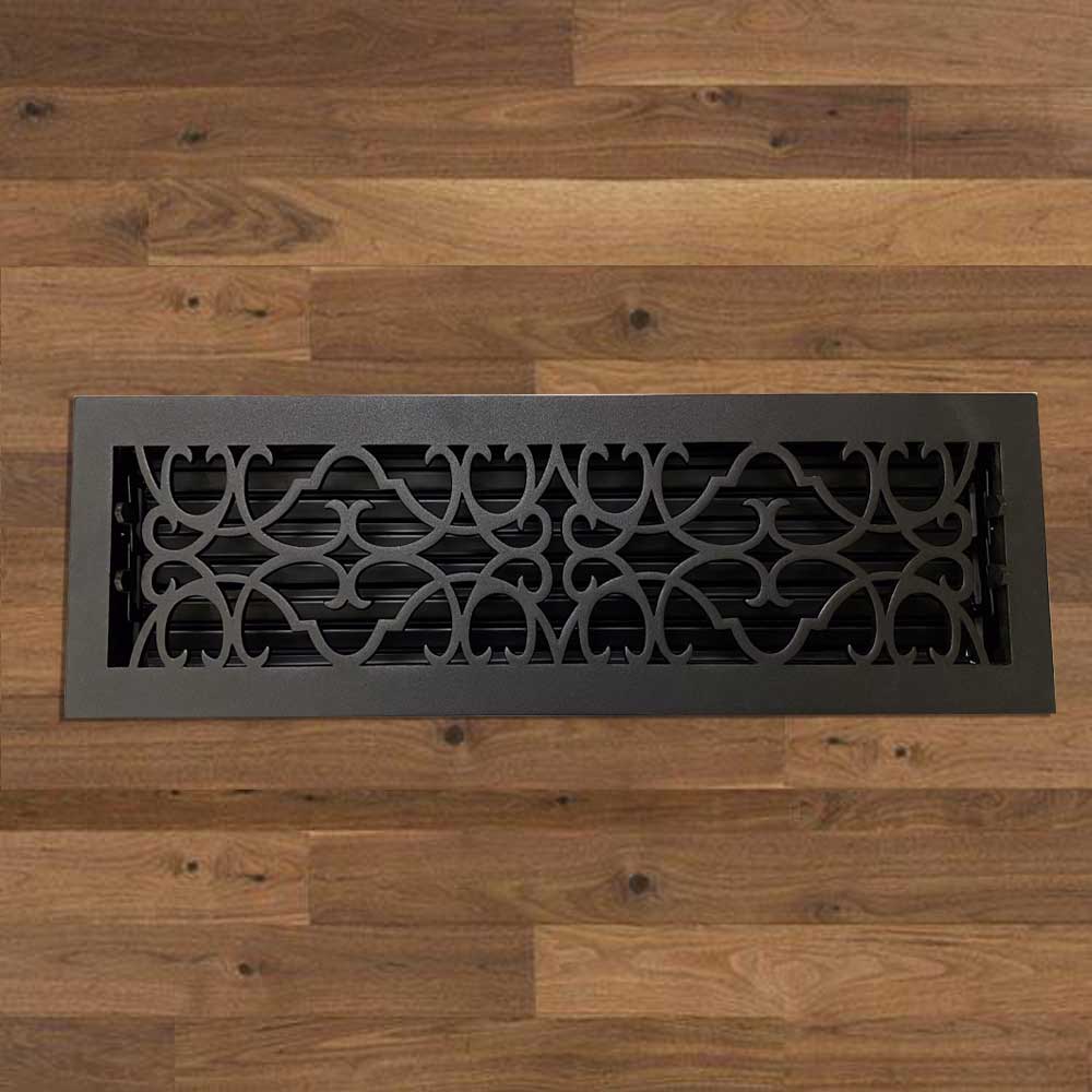 Classic Cast Iron Floor Register - Special Order Sizes
