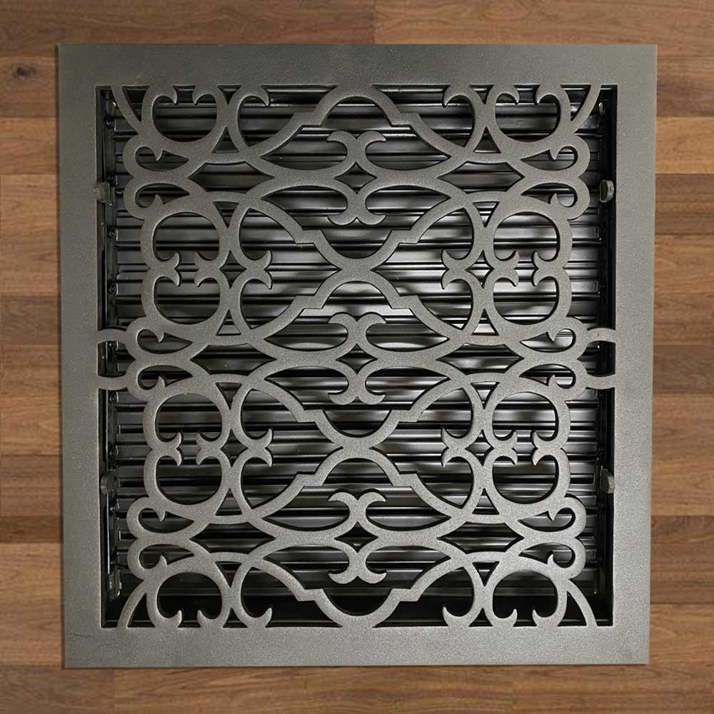 Classic Solid Brass Floor Register - Special Order Sizes