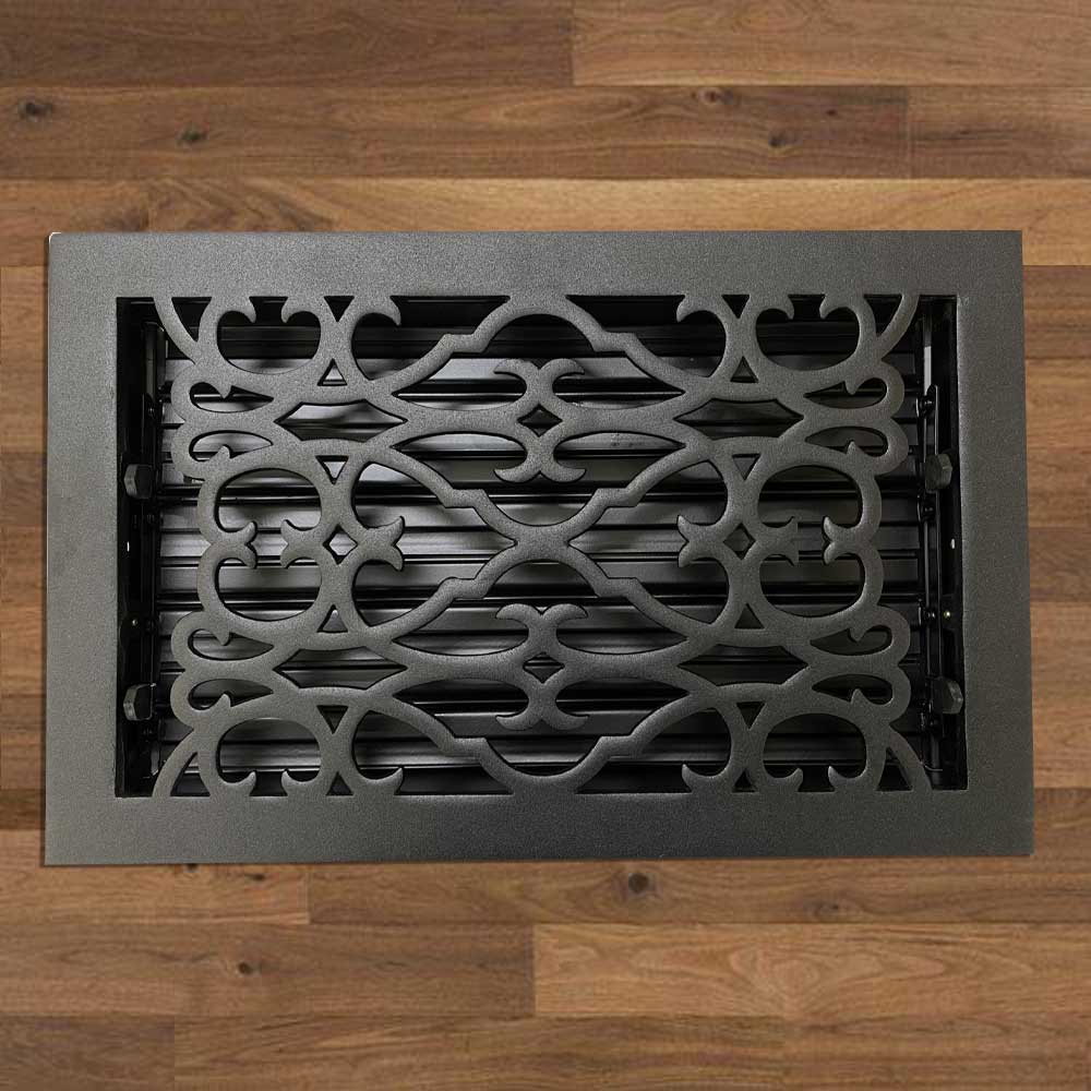 Classic Solid Brass Floor Register - Special Order Sizes