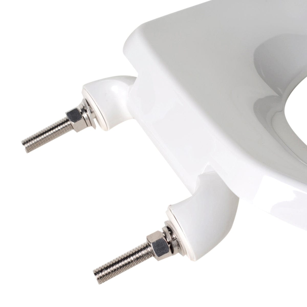 Commercial Heavy Duty Open Front Less Cover Premium Plastic Toliet Seat