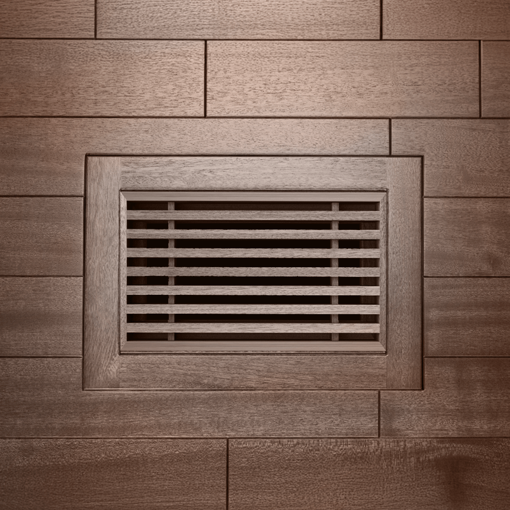 Contemporary Natural Wood Floor Register with Removable Core