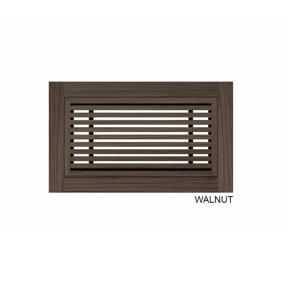 Contemporary Natural Wood Floor Register with Removable Core