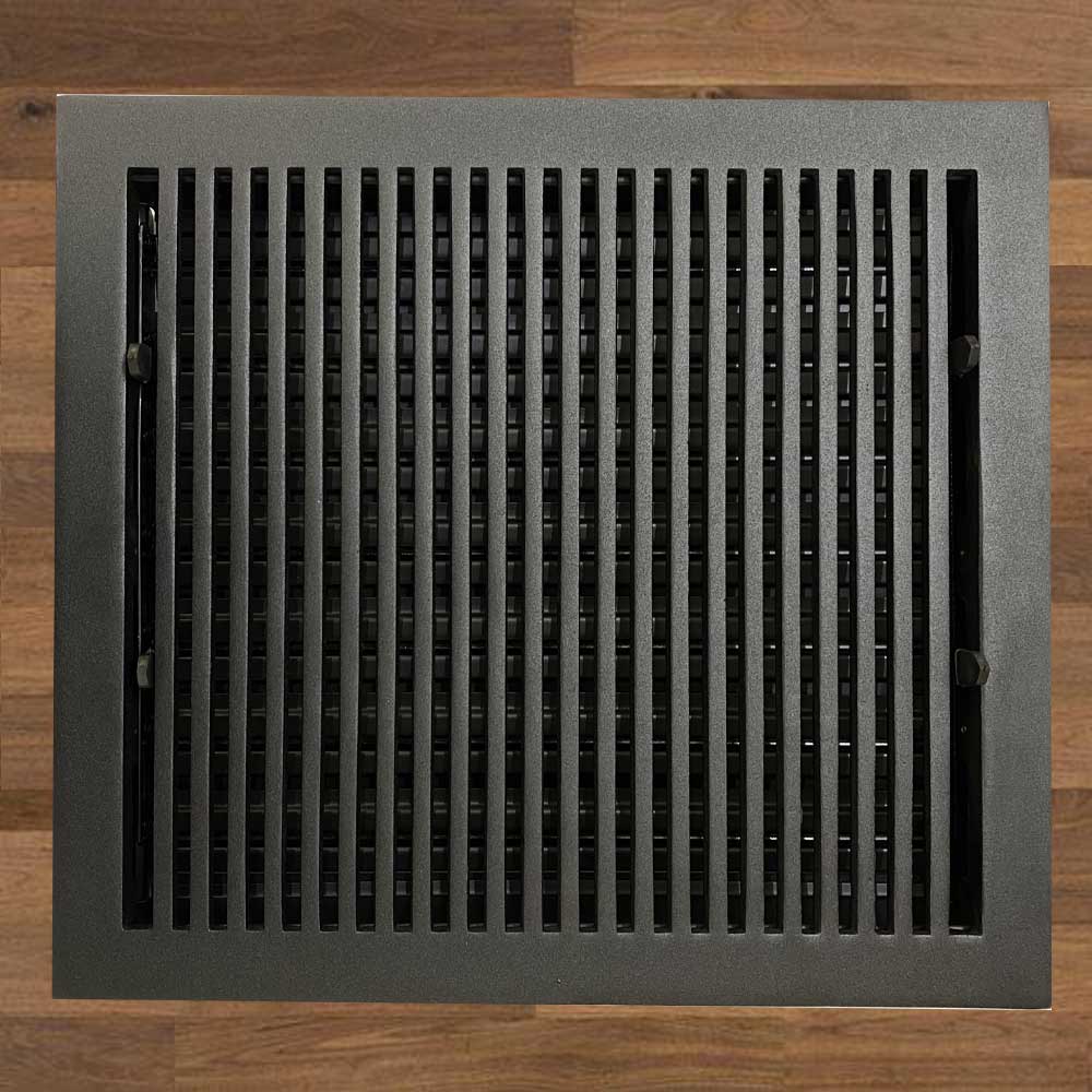 Contemporary Solid Brass Floor Register - Special Order Sizes