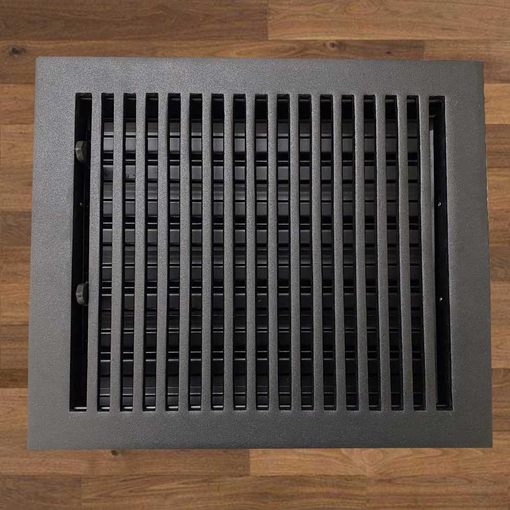 Contemporary Solid Brass Floor Register - Special Order Sizes