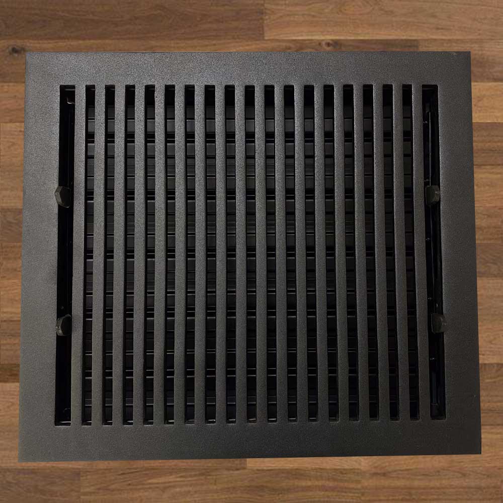 Contemporary Solid Brass Floor Register - Special Order Sizes