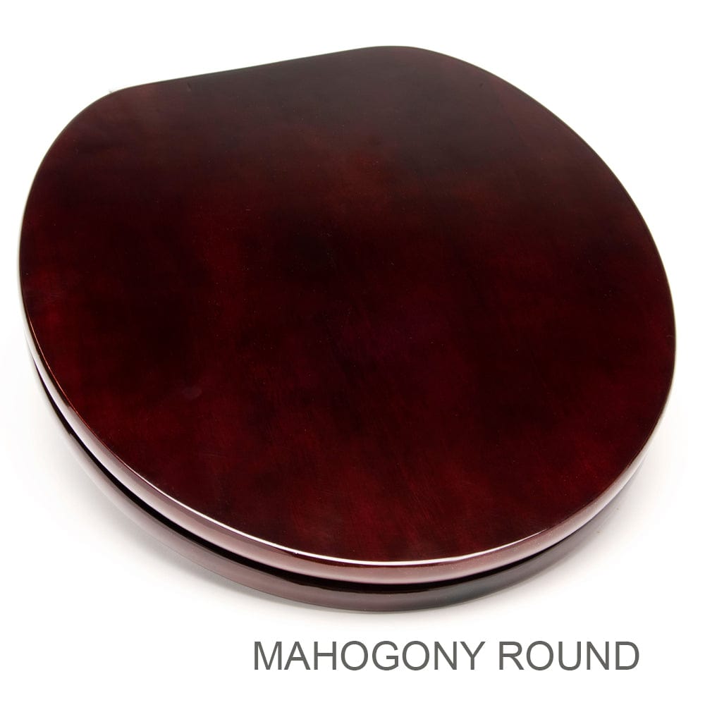 Contemporary Solid Oak Wood Slow Close Toilet Seat