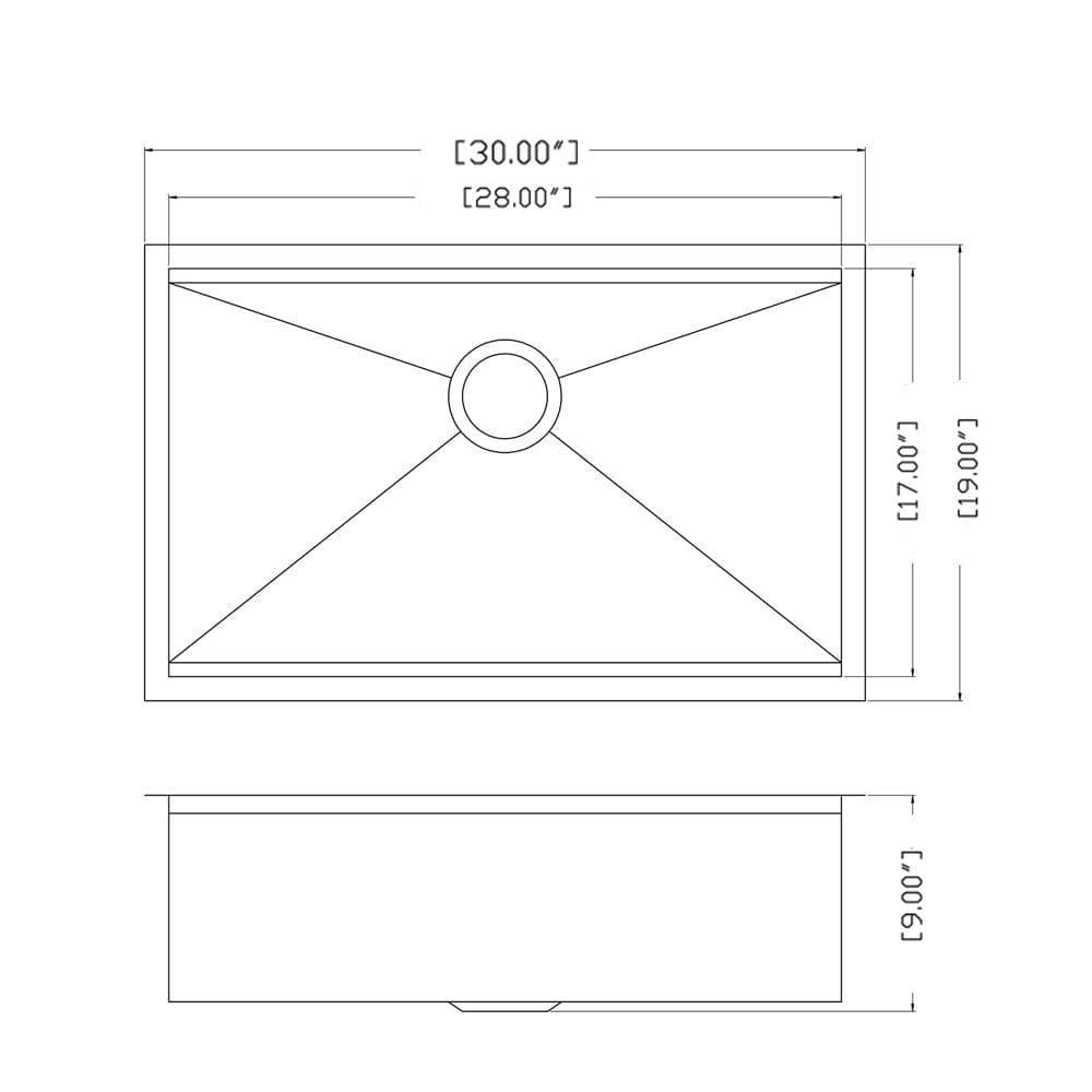 Daggett Stainless Steel Single-Bowl Workstation Undermount Sink