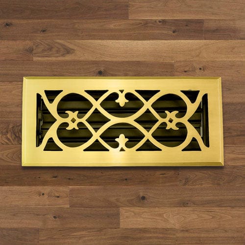 Decorative Solid Brass Floor Register