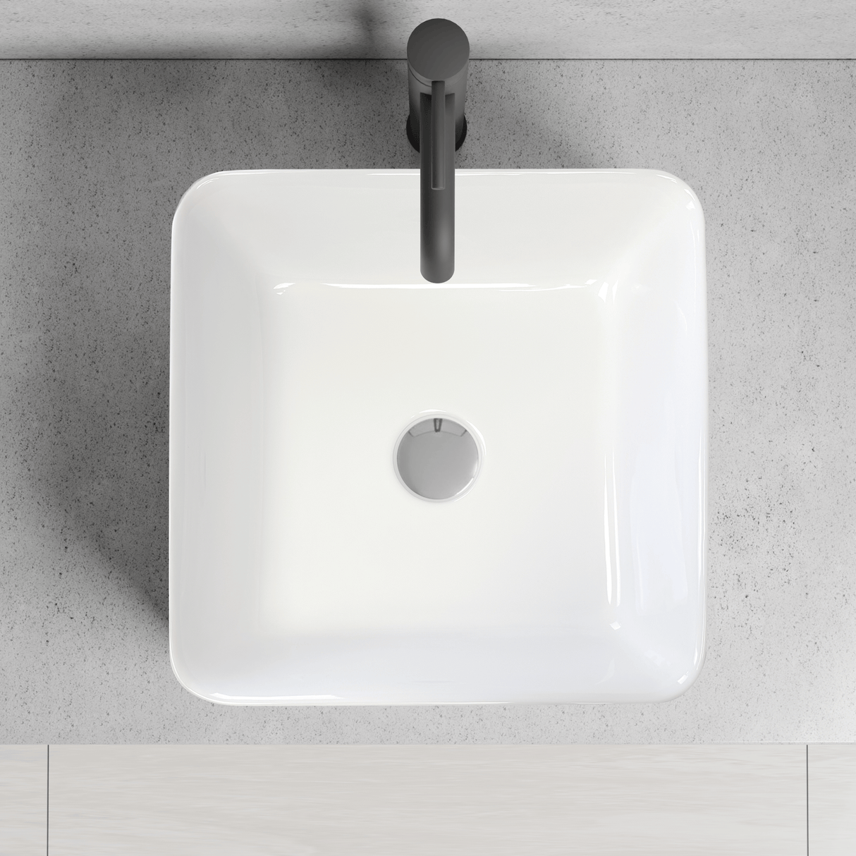 Erlina Vitreous China Vessel Sink - Decorative Exterior