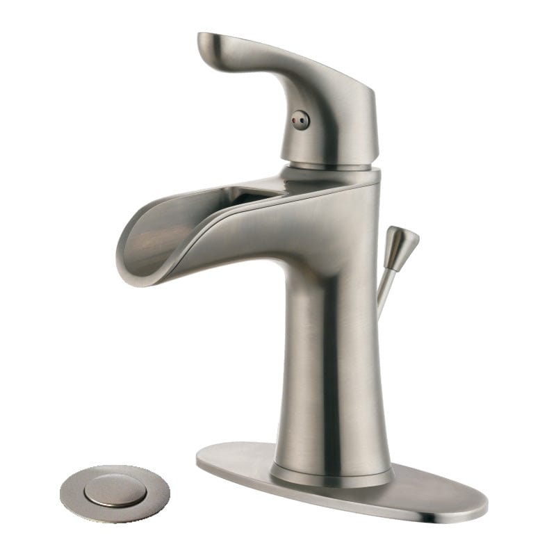 Evergreen Single Handle Bathroom Faucet with Brass Pop-Up