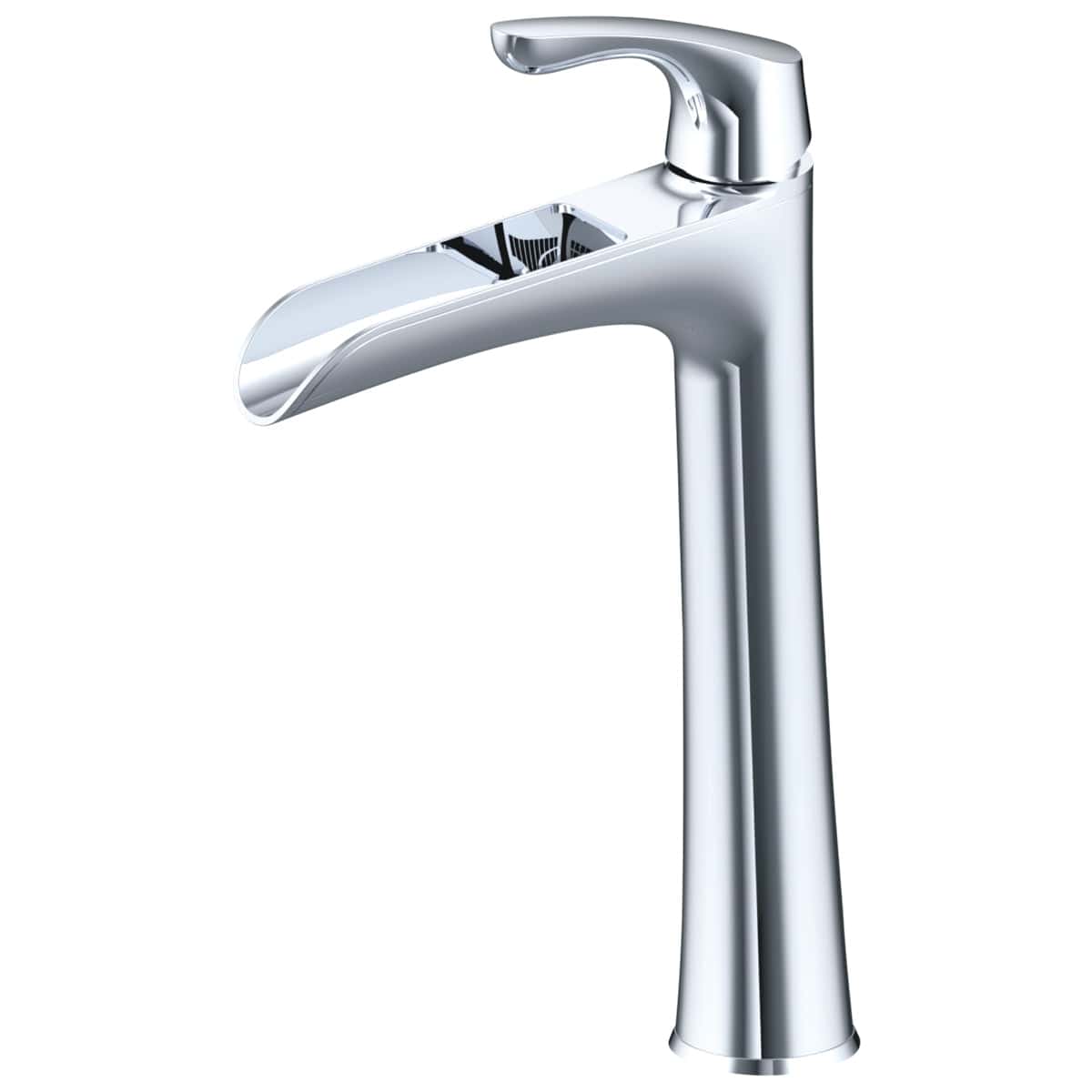 Fenkell Single Handle Vessel Bathroom Faucet with Dual Function ABS Pop-Up