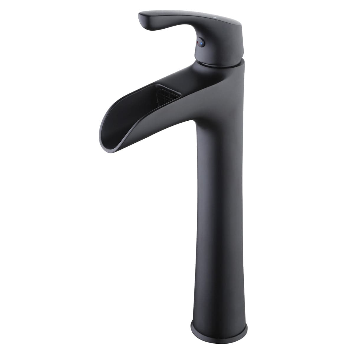Fenkell Single Handle Vessel Bathroom Faucet with Dual Function ABS Pop-Up