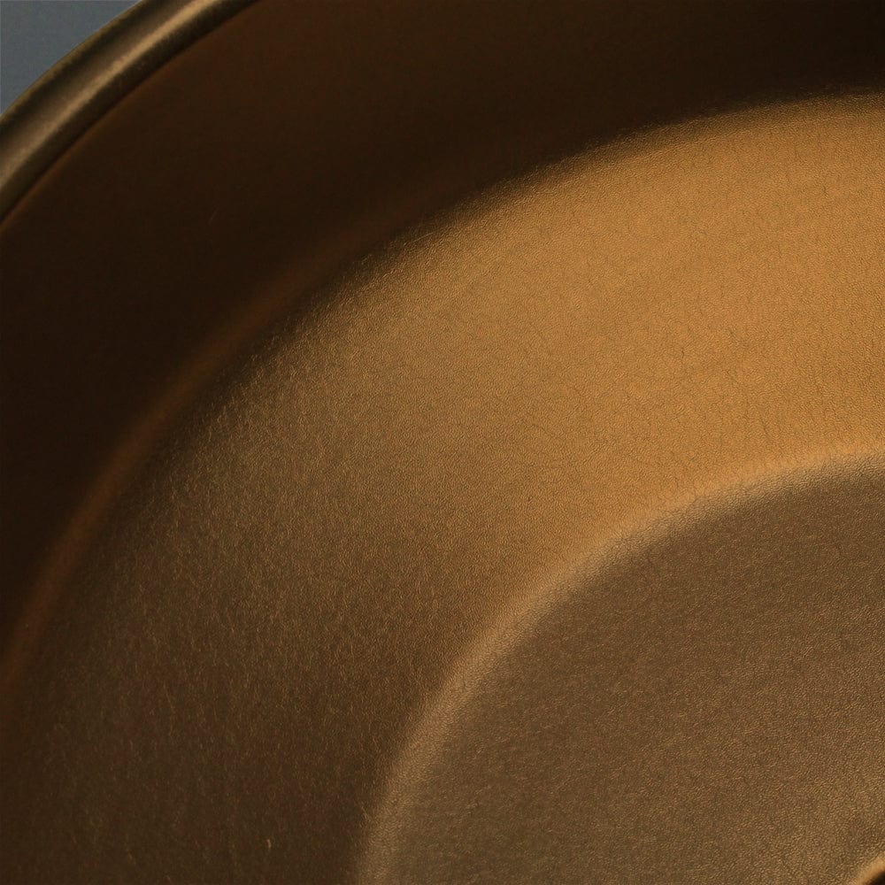 Galata Vitreous China Decorated Vessel Sink - Burnished Bronze Interior