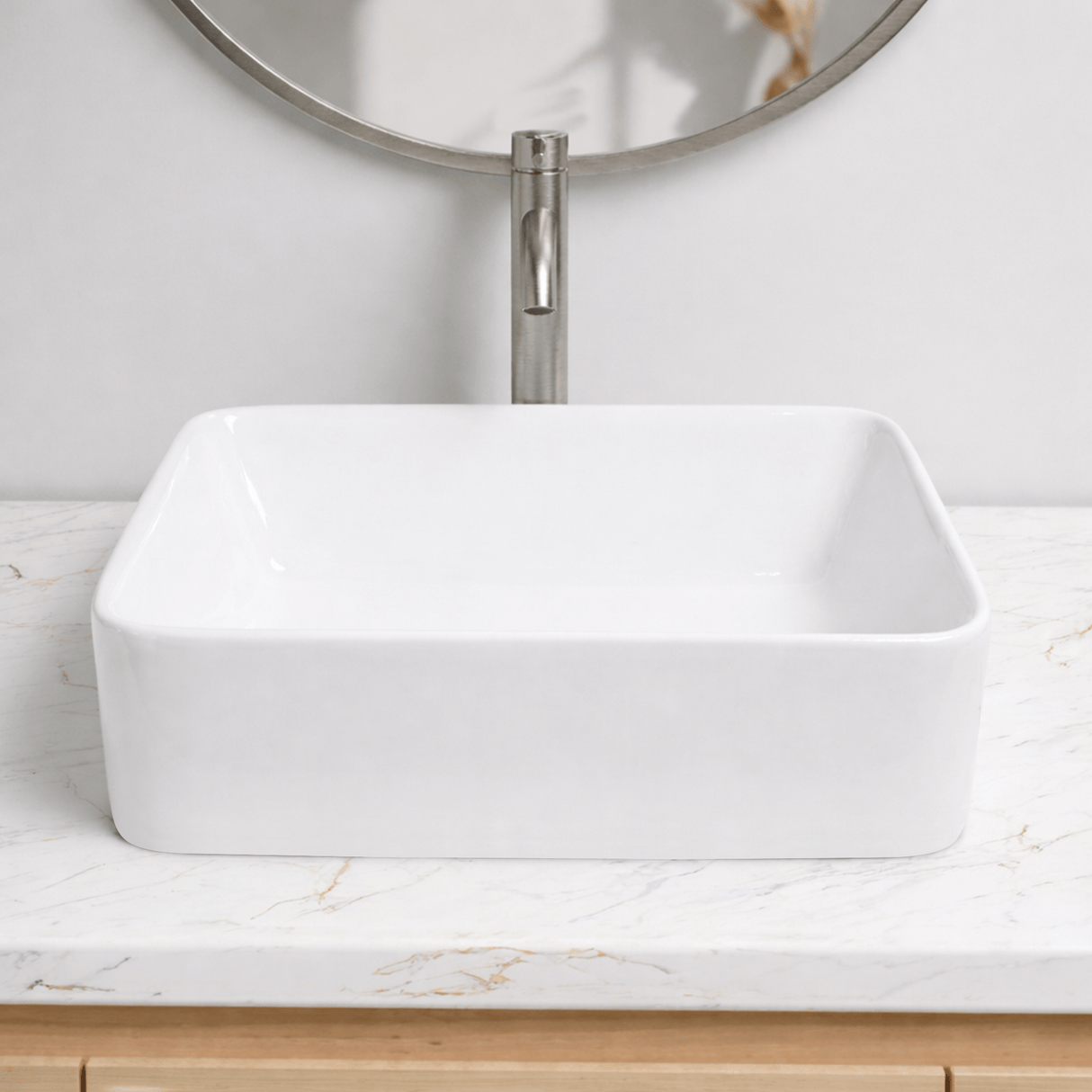 Ginata Vitreous China Vessel sink