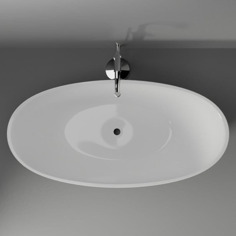 Grayson Acrylic Double-Slipper Freestanding Tub With Insulation