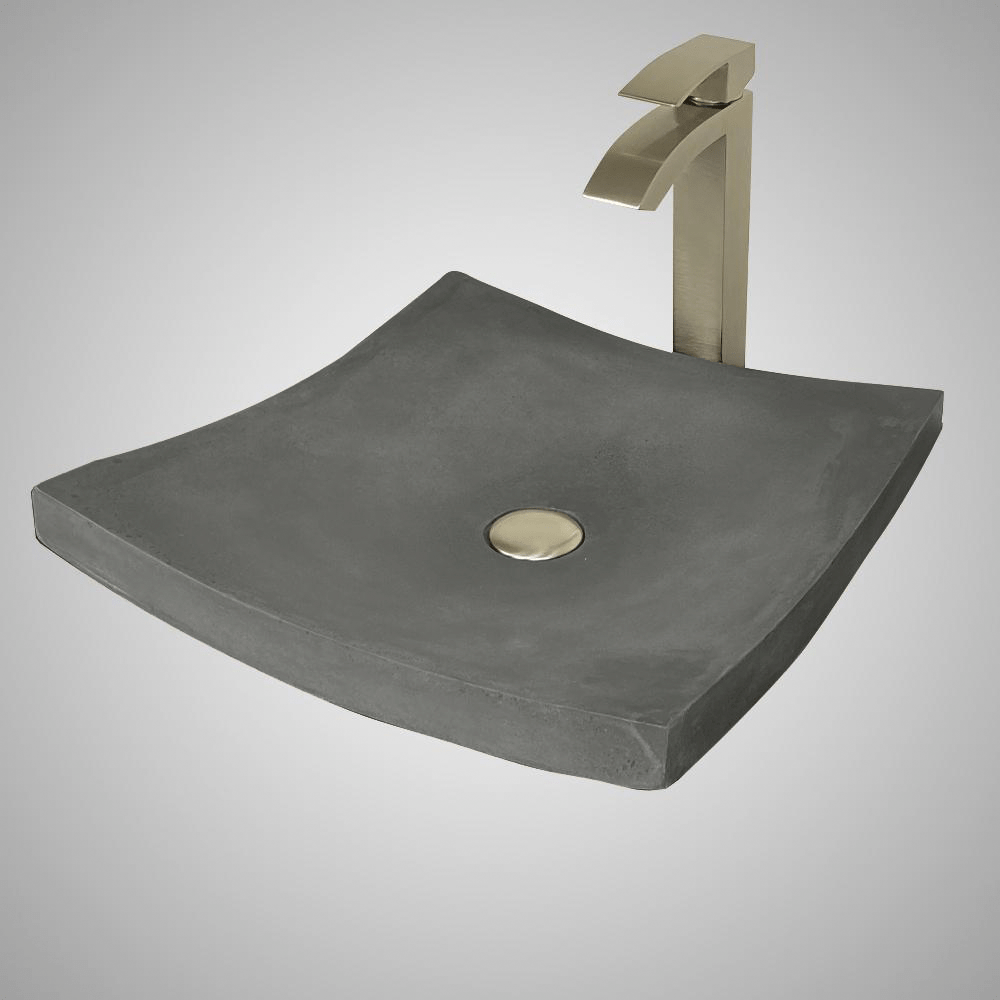 Gresham Square Cast Concrete Vessel Sink - Dusk Grey