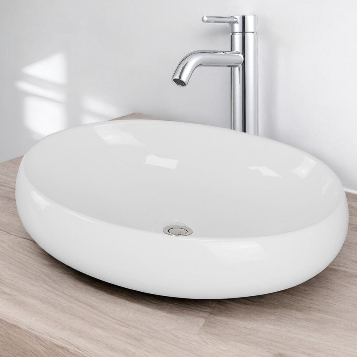 Karmen Rectangular Vitreous China Vessel Sink
