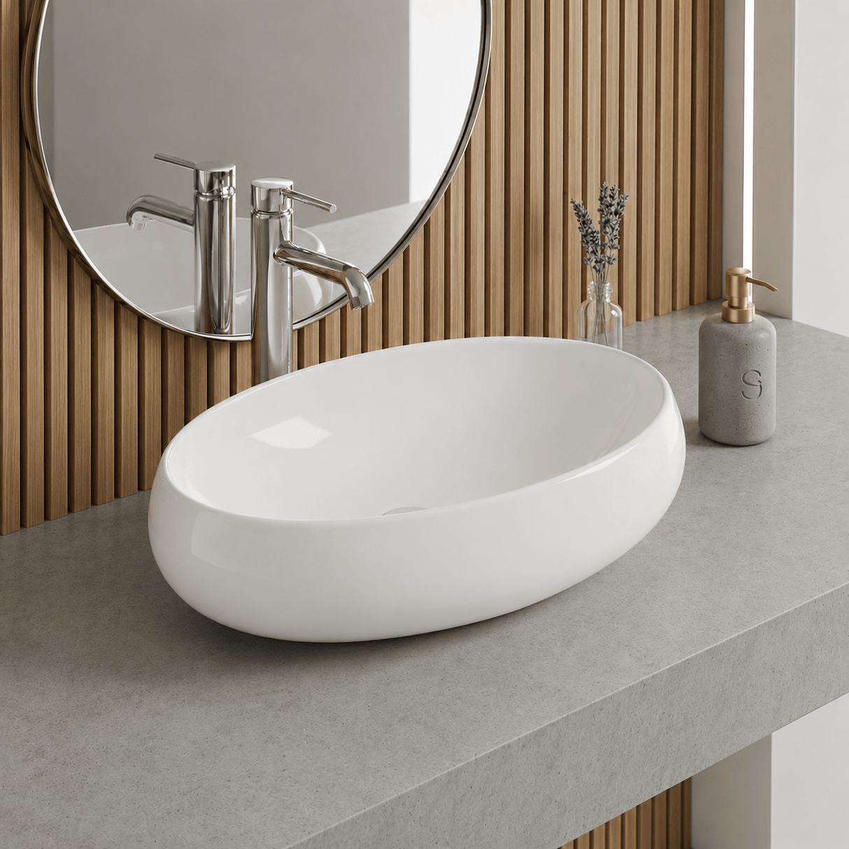 Karmen Vitreous China Vessel Sink