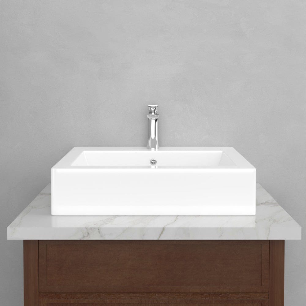 Kiana Rectangular Vitreous China Vessel Sink