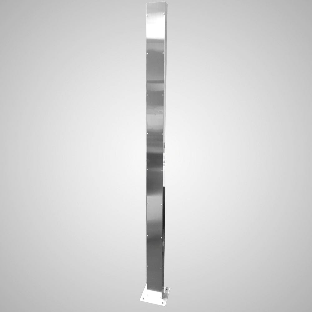 Kuron Freestanding Stainless Steel Outdoor Shower Panel with Foot Shower