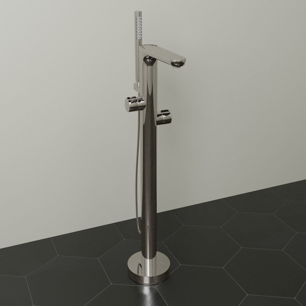 Kyoto Freestanding Tub Faucet with Hand Shower