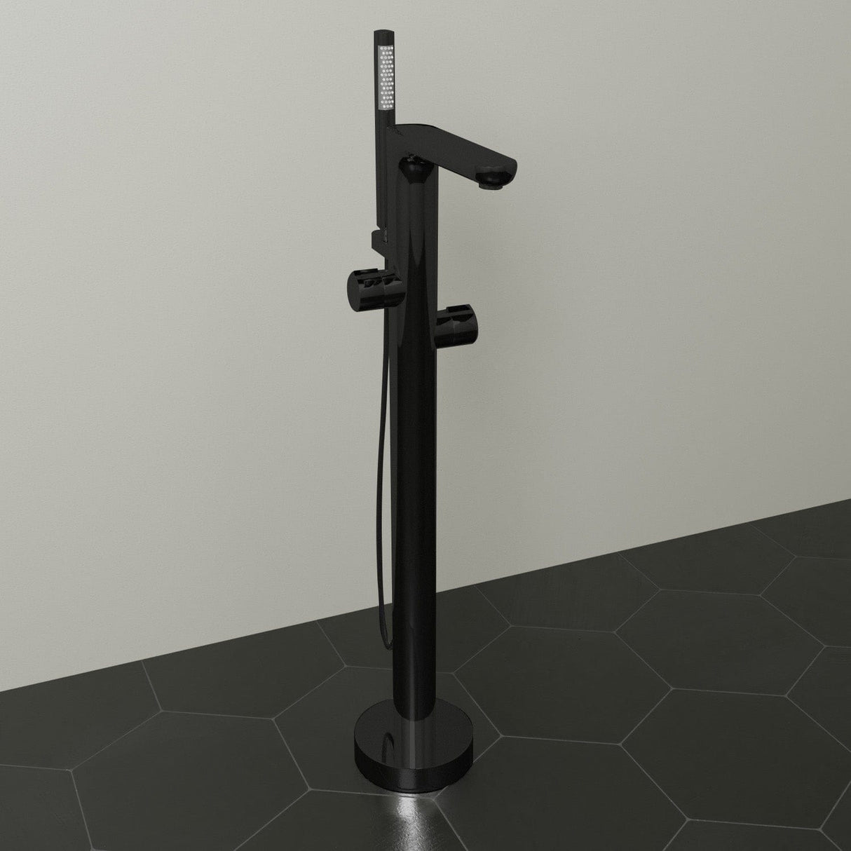 Kyoto Freestanding Tub Faucet with Hand Shower