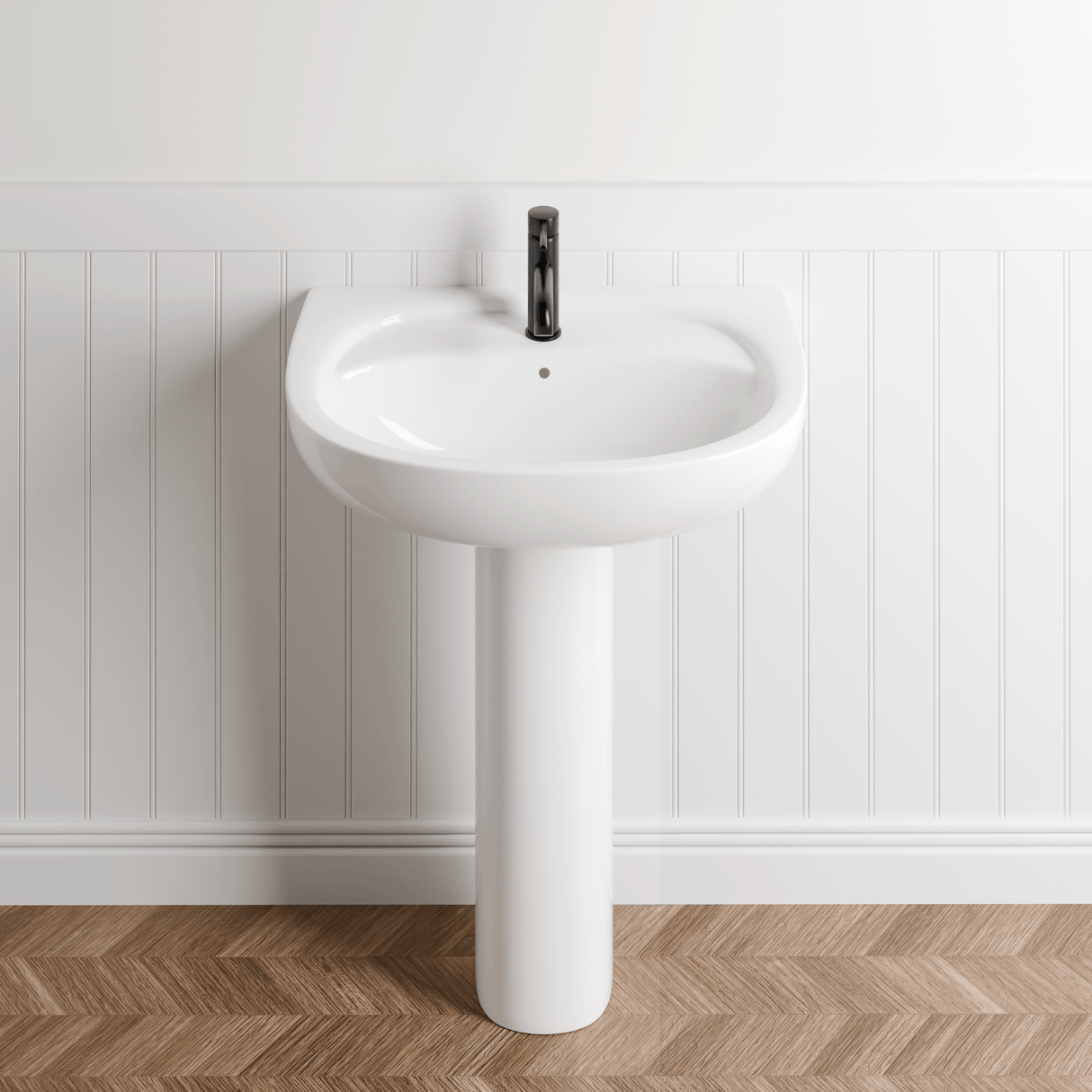 Lash Vitreous China Pedestal Sink