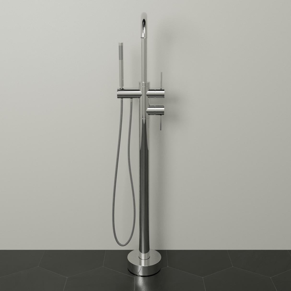 Latonia Freestanding Tub Faucet with Hand Shower