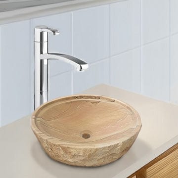 Lindon Sandstone Vessel Sink