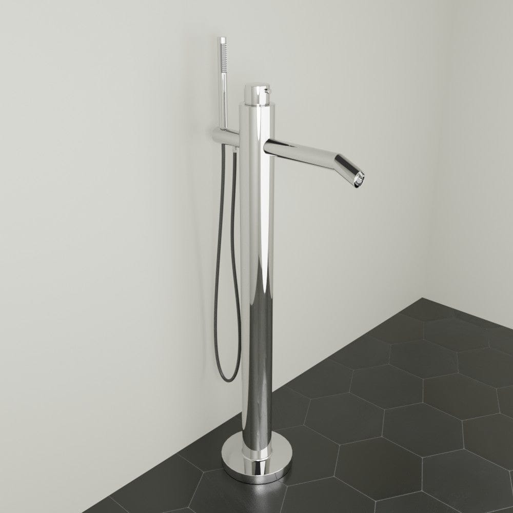 Olga Thermostatic Freestanding Tub Faucet with Hand Shower
