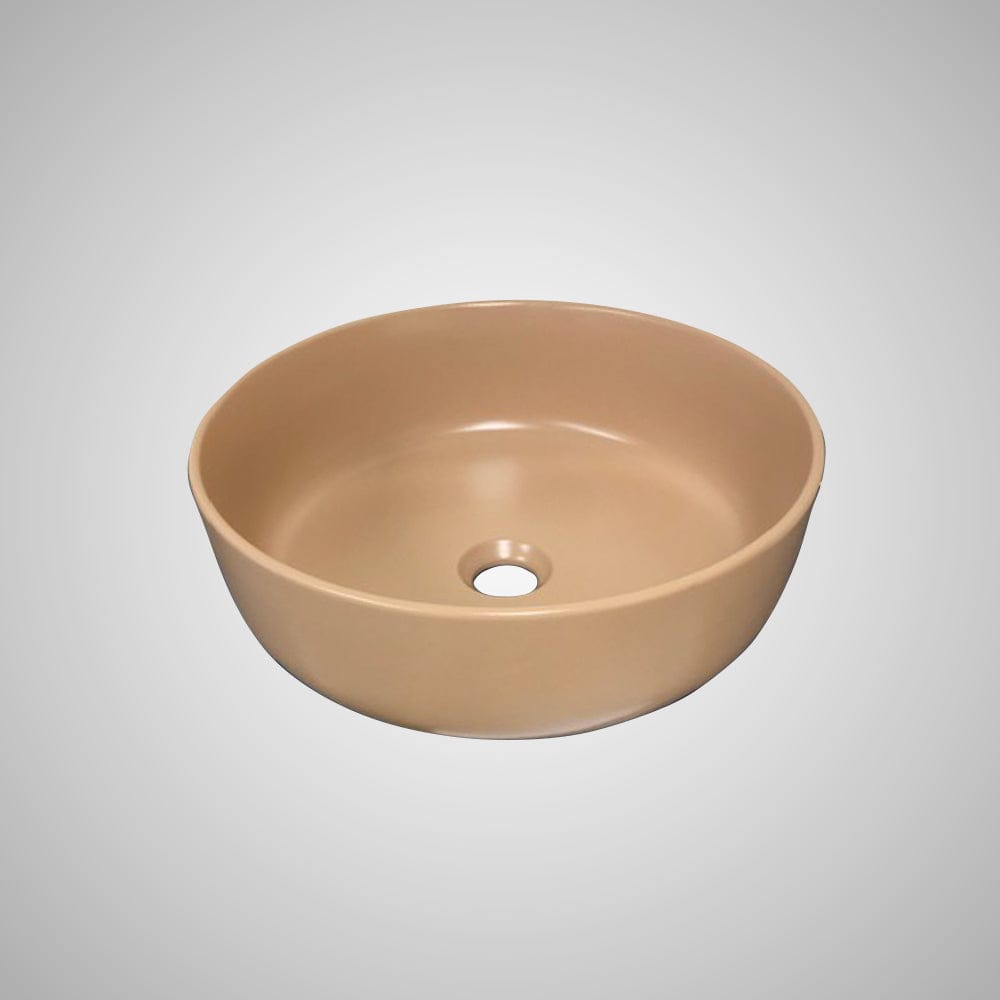 Osburn Vitreous China Vessel Sink - Matte Tan
