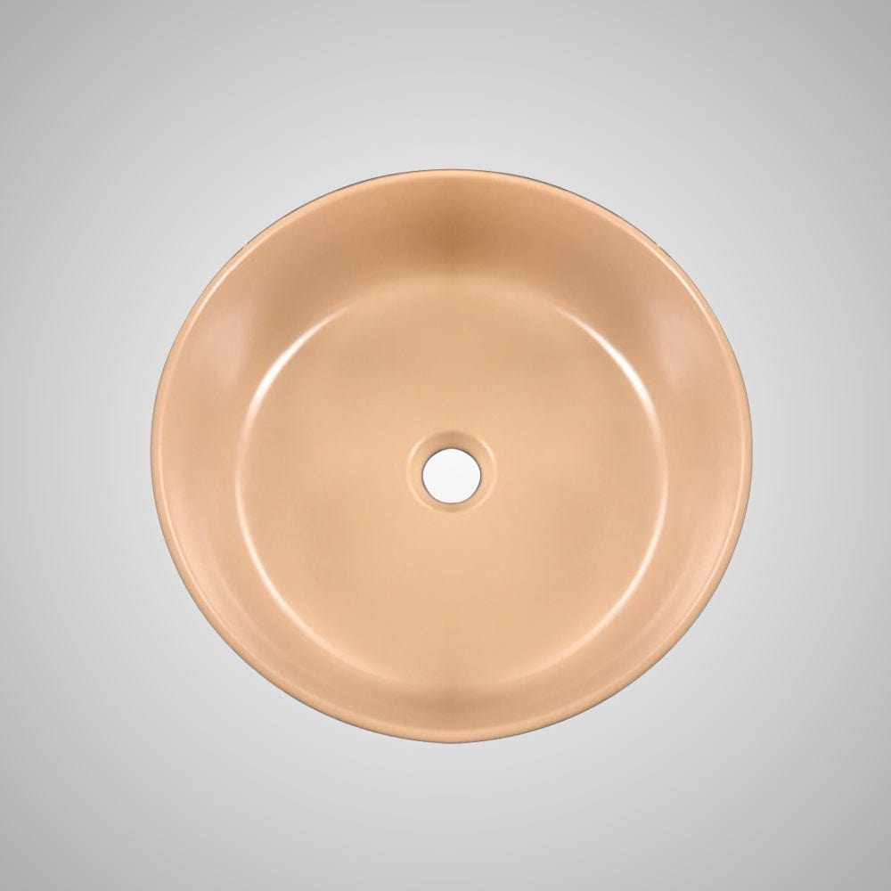 Osburn Vitreous China Vessel Sink - Matte Tan