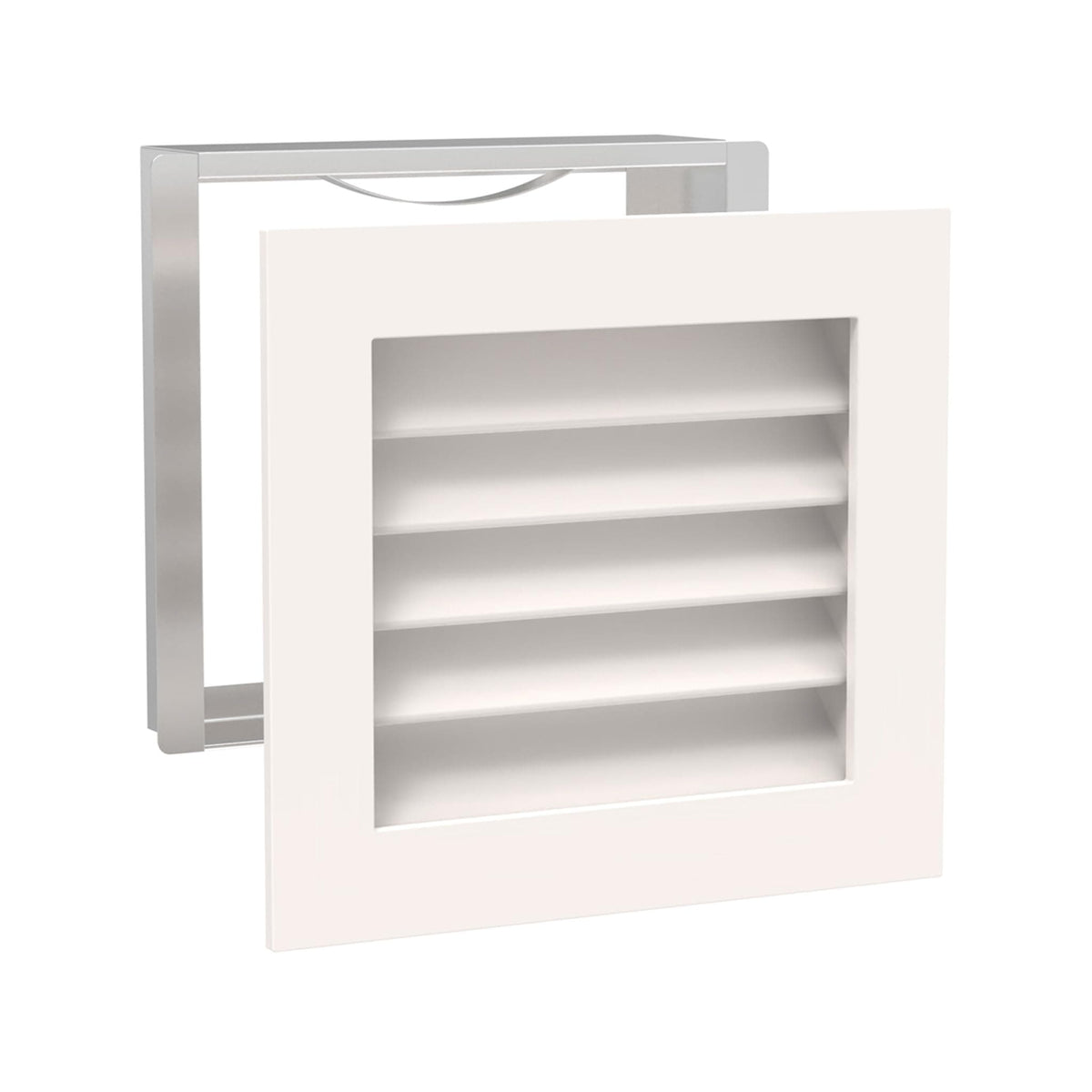 Paintable Wood Air Return Grille - 12" x 12" Duct Size