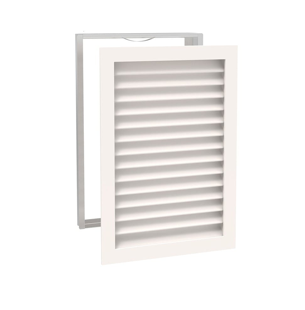 Paintable Wood Air Return Grille - 18" x 30" Duct Size