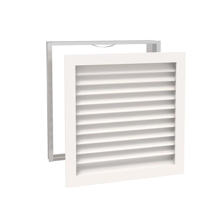 Paintable Wood Air Return Grille - 25" x 25" Duct Size