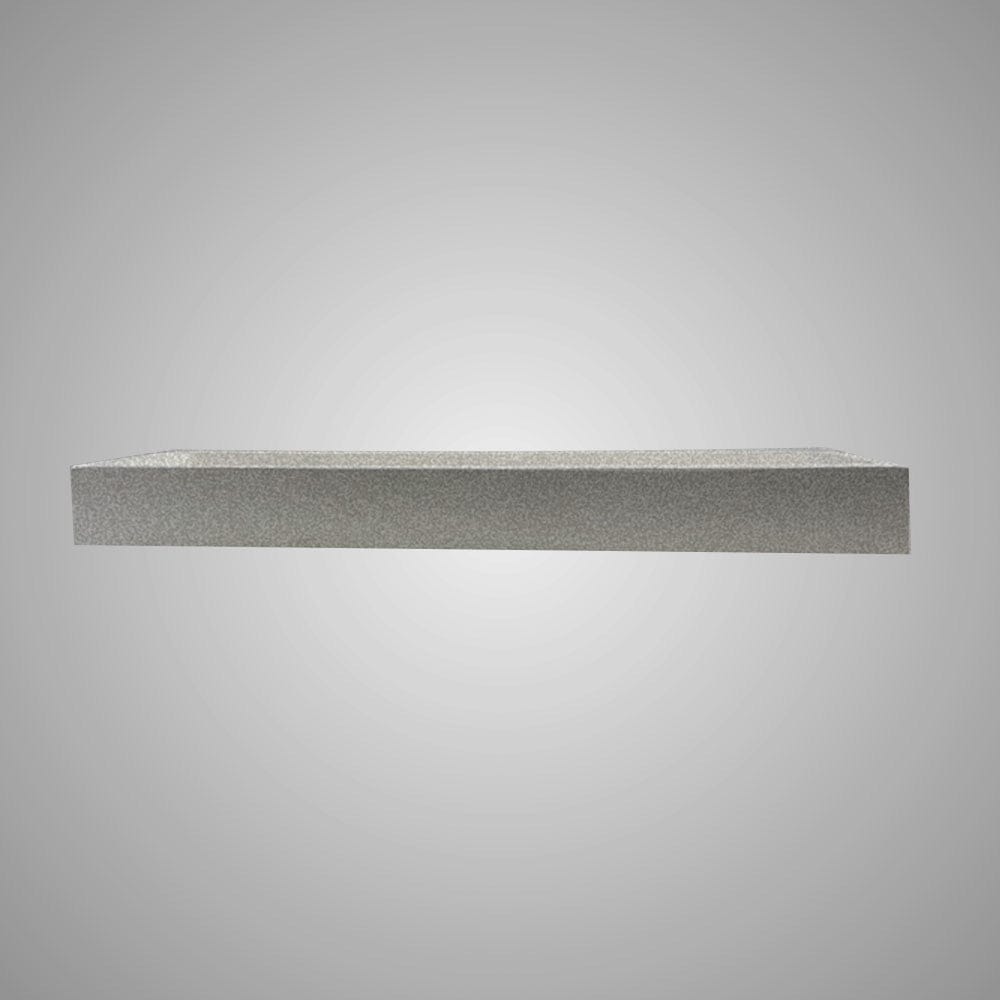 Papley Rectangular Cast Concrete Vessel B-Grade Sink - Dark Grey