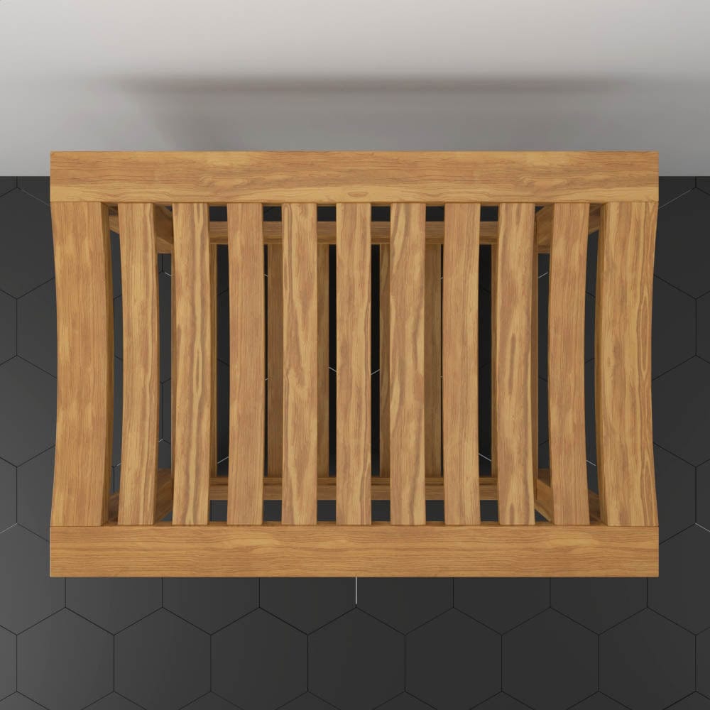 Peley Teak Shower Stool