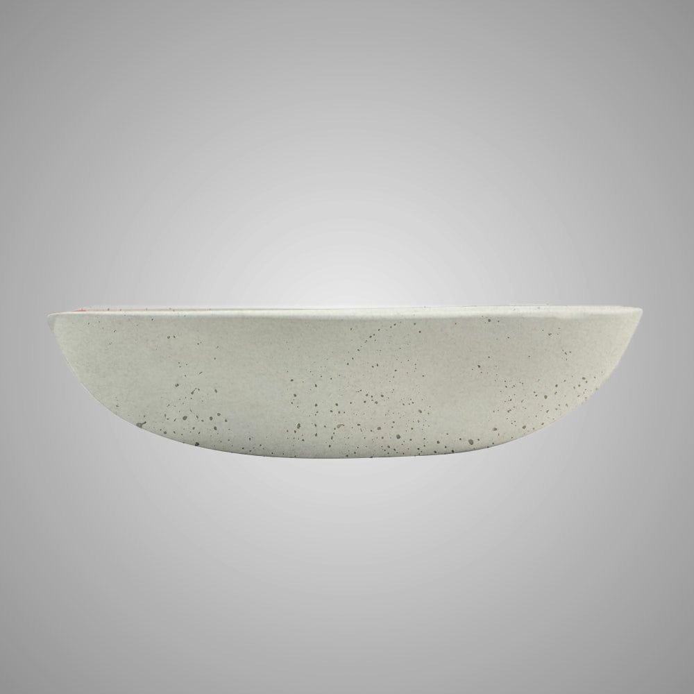 Pepster Round Cast Concrete Vessel Sink - Cream