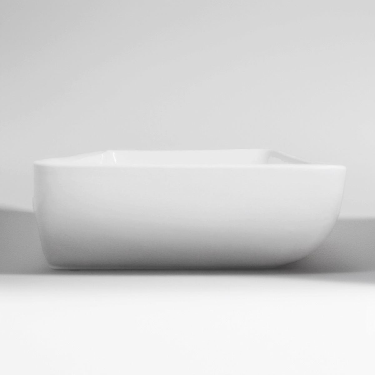 Ridge Rectangular Vitreous China Vessel Sink