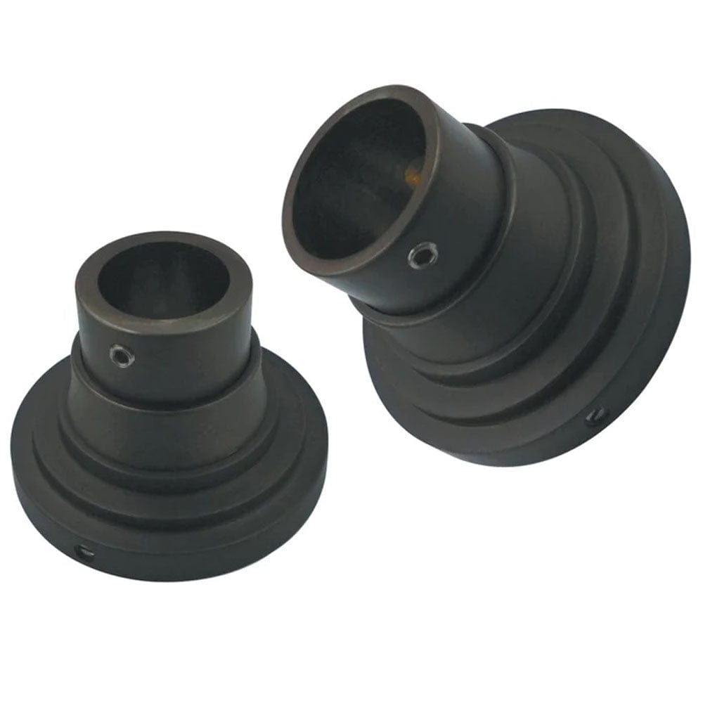 Round Shower Rod Base Tiered Design