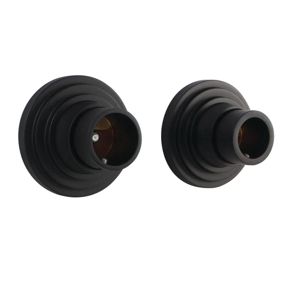 Round Shower Rod Base Tiered Design