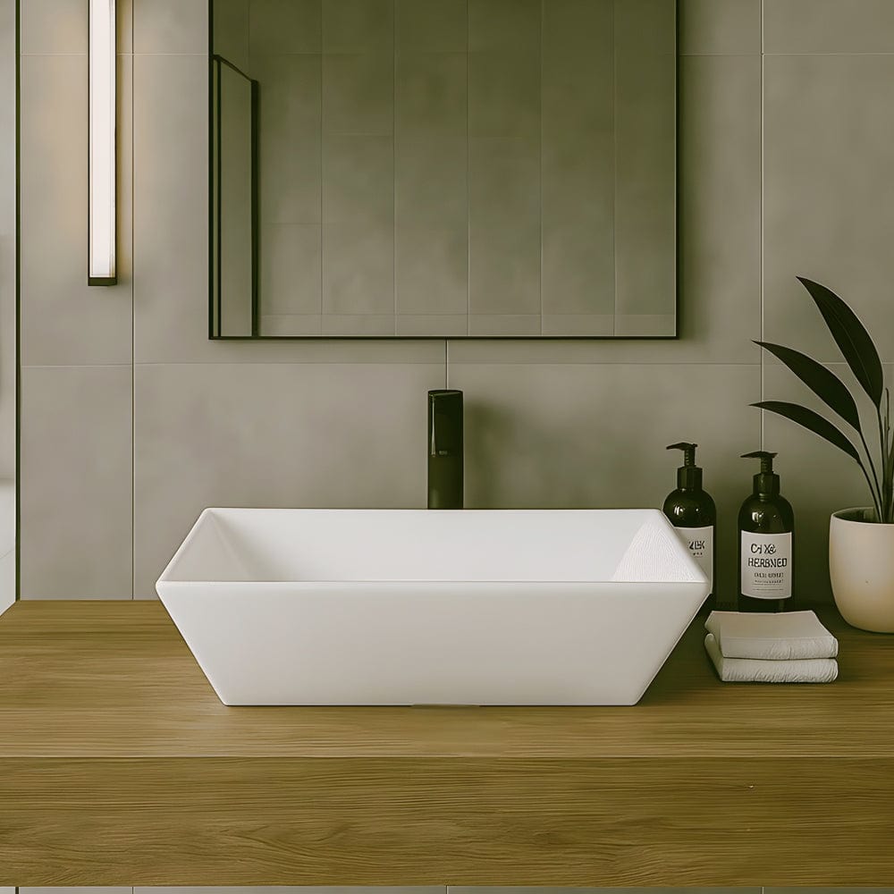 Ruca Square Vitreous China Vessel Sink