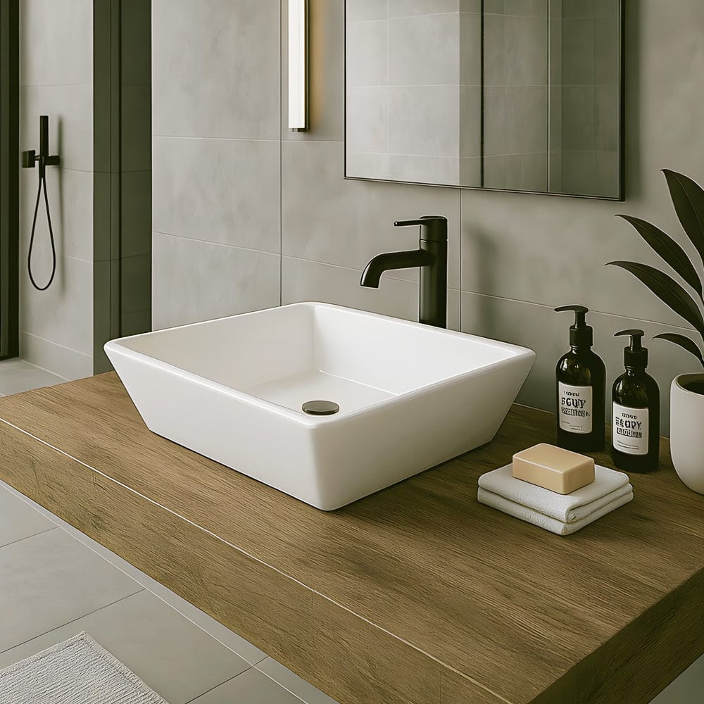 Ruca Square Vitreous China Vessel Sink