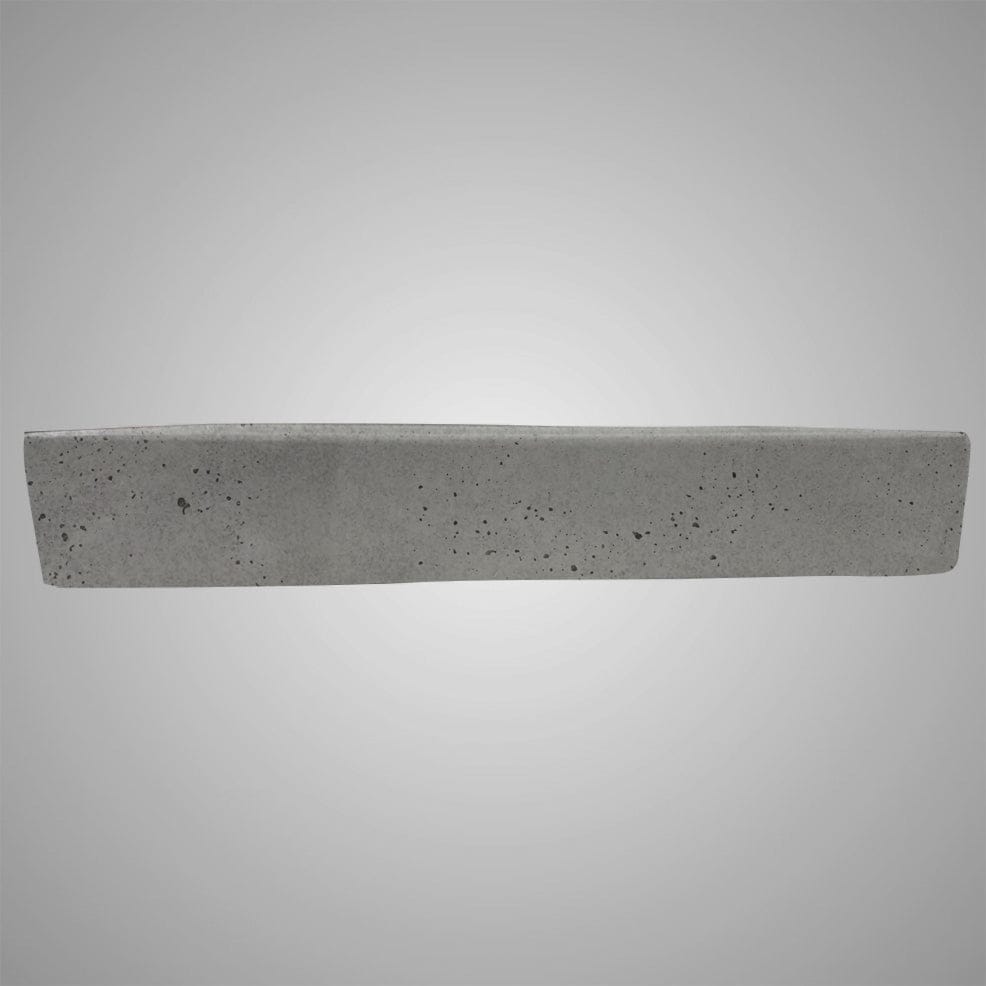 Sapa Rectangular Cast Concrete Vessel B-Grade Sink - Dark Grey