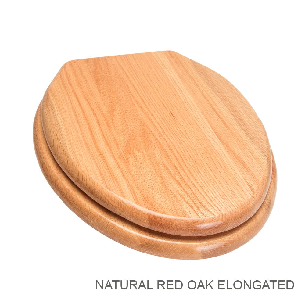 Solid Oak Wood Toilet Seat
