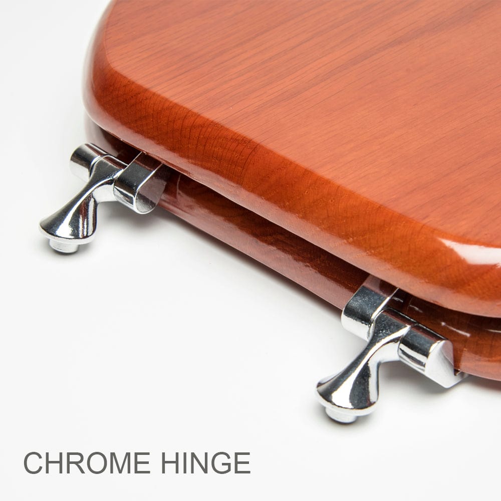 Solid Oak Wood Toilet Seat