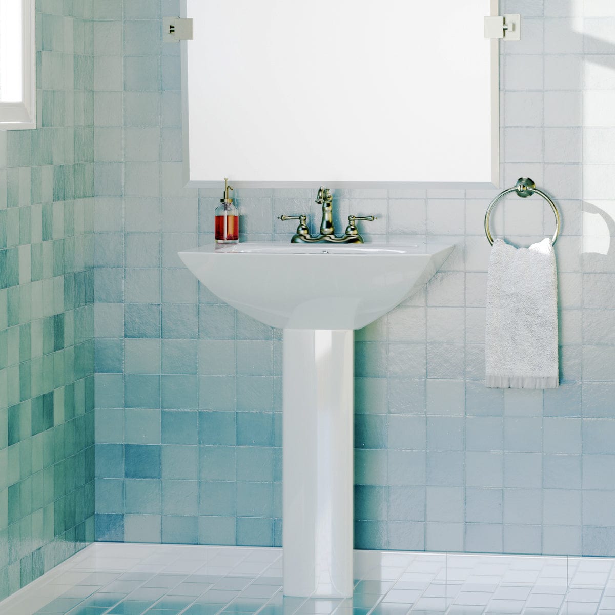 Tepster Vitreous China Pedestal Sink