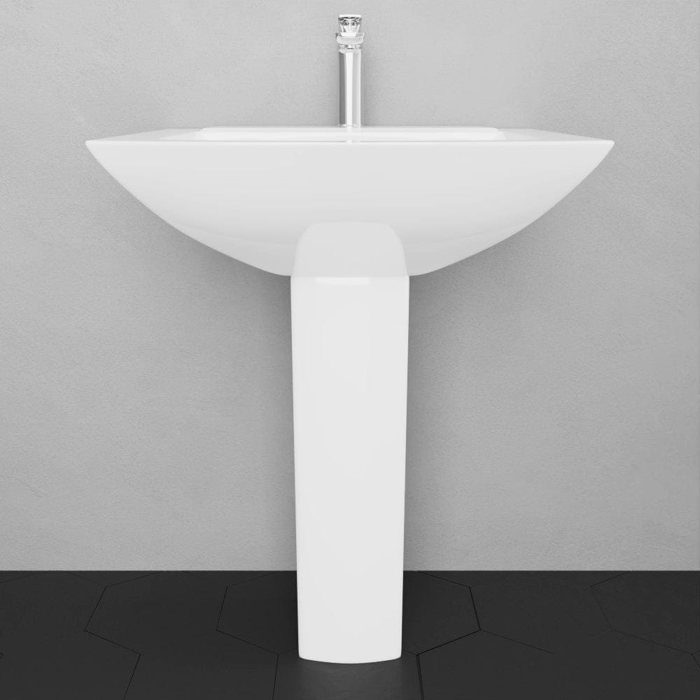 Tepster Vitreous China Pedestal Sink