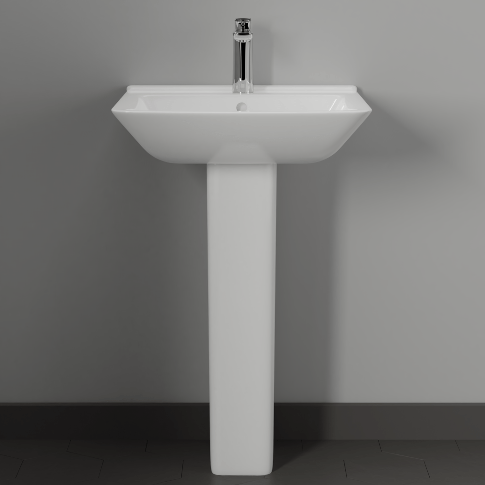 Timberon 200 Vitreous China Pedestal Sink