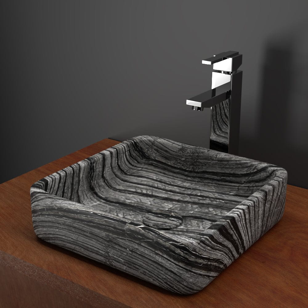 Toro Smooth Honed Lunar Marble Vessel Sink